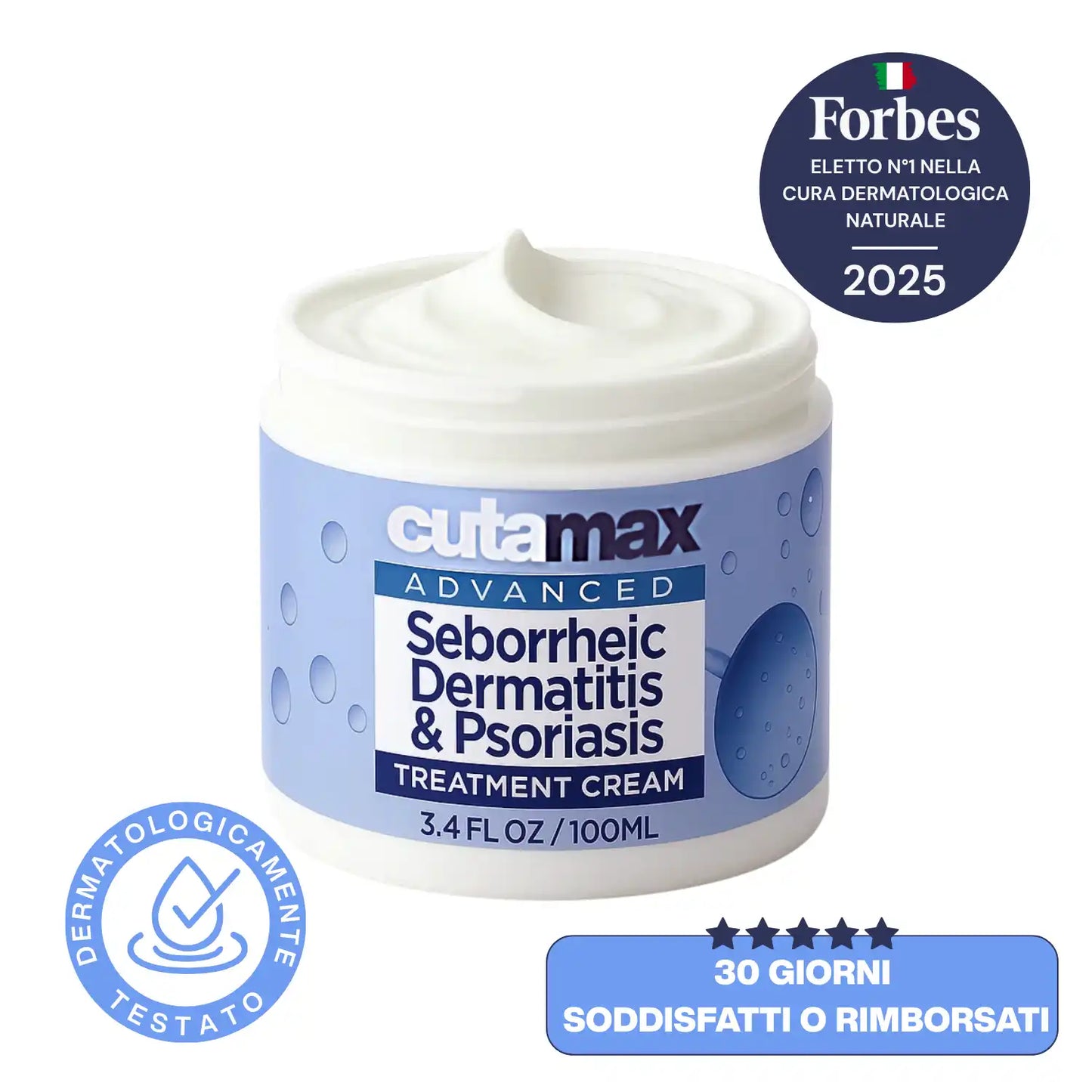 Cutamax™ ⎜ Crema lenitiva barba & cuoio capelluto
